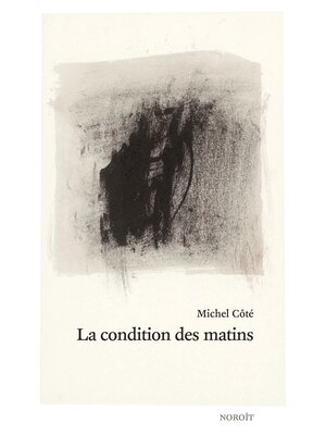 cover image of La condition des matins